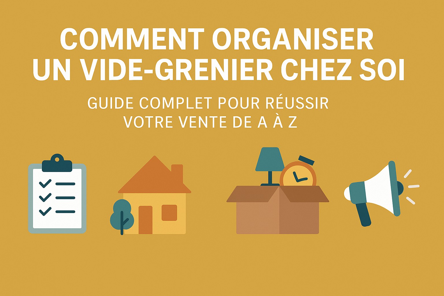 Comment organiser un vide-grenier chez soi : le guide complet pour réussir votre événement