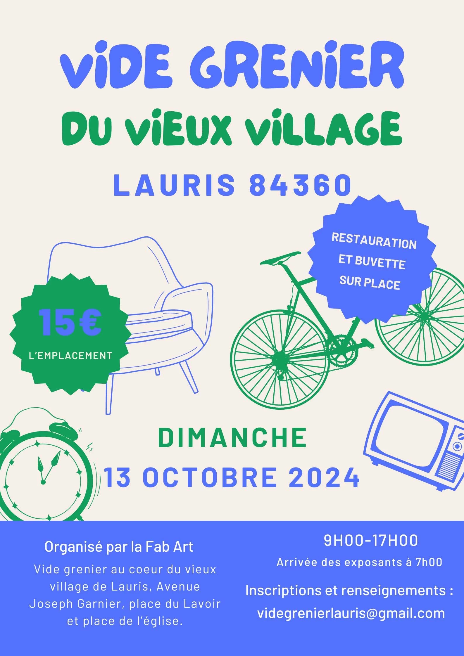 Vide grenier du vieux village