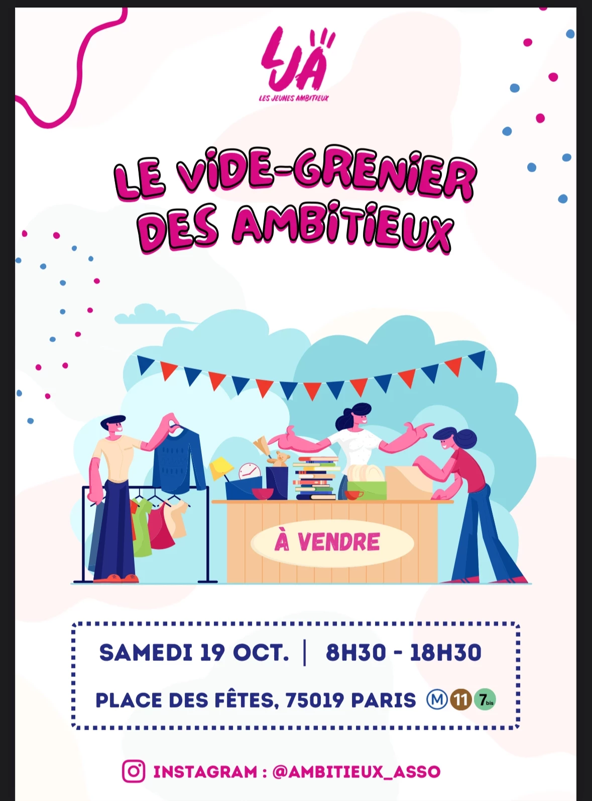 Le vide-grenier  des ambitieux