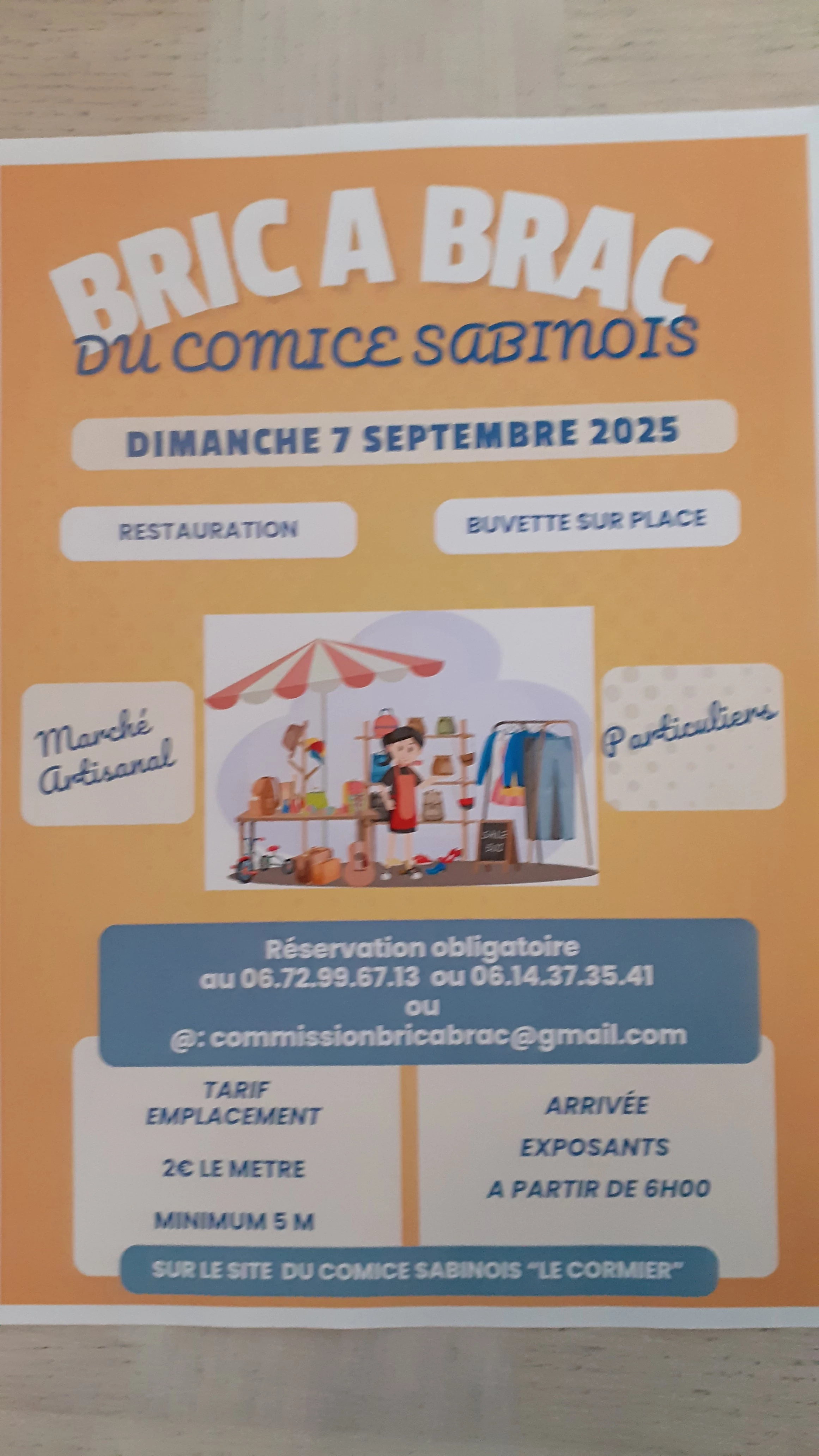 Bric a brac du comice sabinois