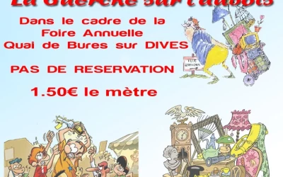 Brocante de l'amicale laique la guerche dans le cadre de la foire de la guerche