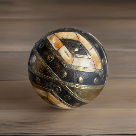 Boule de décoration indienne rare